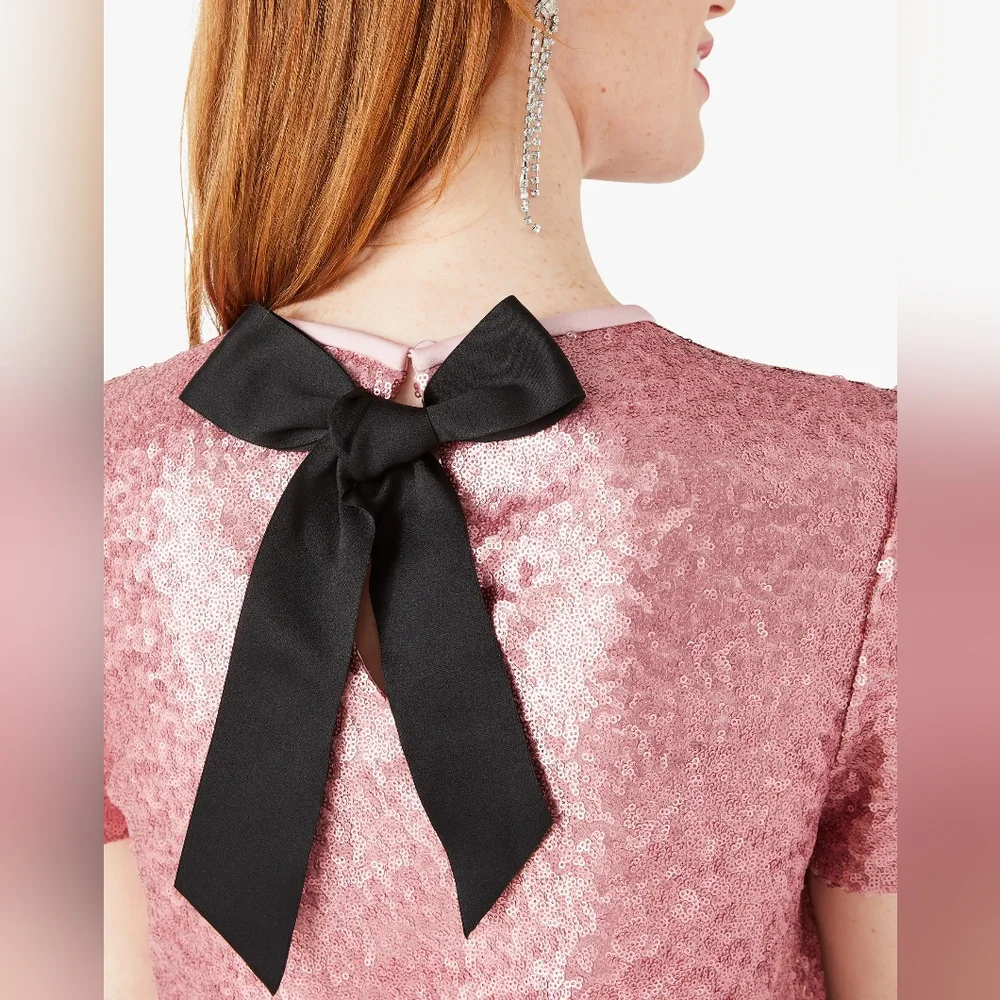kate spade sequin bow back top Sz Medium NWOT - Picture 4 of 6